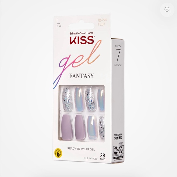 (3) KISS Gel Fantasy Nails Set - Picture 9 of 14